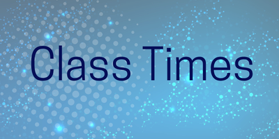 Class times Webpage link